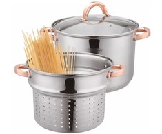 Klausberg Puodas su wkładem do gotowania makaronu 7,5l, 24cm kb-7739