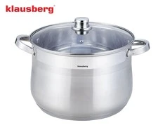 Puodas Plieninis puodas, 34 cm skersmens, 22,4 l, Klausberg