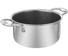 Orion Plieninis puodas COOKCELL 24 cm, 4.8 l, nelipnus