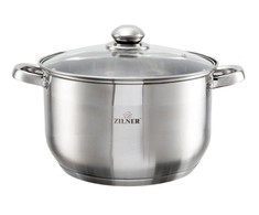Zilner Puodas STALOWY 10L 28cm DNO 5 WARSTWOWE ZILNER ZL-7309 / 9119