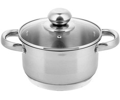 Zilner INDUKCJA Puodas Stalowy su POKRYWKĄ 3,5L 20cm 7305