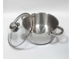 Zilner INDUKCJA Puodas Stalowy su POKRYWKĄ 3,5L 20cm 7305