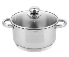 Puodas STALOWY 6.1L 24cm DNO 9 WARSTWOWE ZILNER ZL-7307