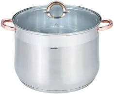 Puodas STALOWY GASTRONOMICZNY 18.7L 32CM KLAUSBERG KB-7797 ROSE GOLD