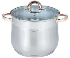 Puodas STALOWY GASTRONOMICZNY 8.6L 24CM KLAUSBERG KB-7793 ROSE GOLD