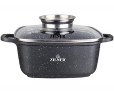 Zilner Puodas su POWŁOKĄ MARMUROWĄ 3.5L 22cm BRYTFANNA ZILNER ZL- 9009