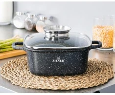 Puodas su POWŁOKĄ MARMUROWĄ 5.4L 26cm BRYTFANNA ZILNER ZL- 9011