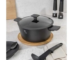 Berlinger Haus Puodas TYTANOWY Z POKRYWĄ 28cm BERLINGER HAUS BH-8132 ANTRACIT