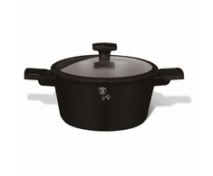Berlinger Haus Puodas su dangčiu BERLINGERHAUS MONACO, juodos sp., ø24 cm