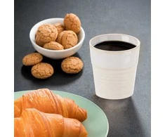 Orion Espresso puodelis 80 ml - keraminis, ergonomiškas, su dekoratyviniais grioveliais