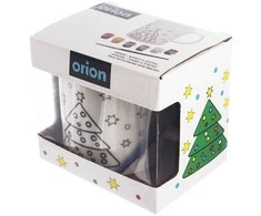 Orion Puodelis su tapybos dažais porcelianas Kalėdų eglutė 350 ml