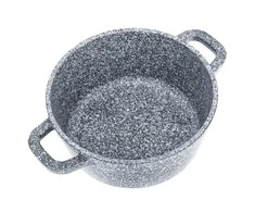 Puodas Aliuminio puodas, pilkas marmuras, 16 cm skersmuo, 1,3 l, Klausberg