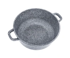 Puodas Puodas su dangčiu, aliuminis, pilkas marmuras, skersmuo 26 cm, 5,6 l, Klausberg