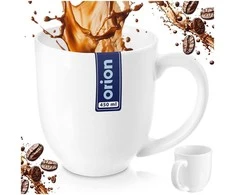 Orion Puodelis porcelianinis baltas 450 ml
