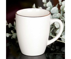 Siaki Collection Porzellanbecher Porzellantasse Trinkbecher Becher Tasse aus Porzellan baltas 200 ml