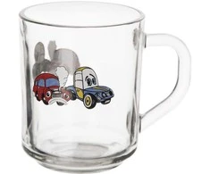Orion Stiklinis puodelis AUTO 230 ml Vaikiškas