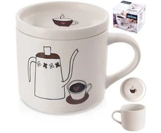 Orion Porceliano puodelis su dangteliu 420 ml - kava, arbata
