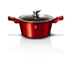 PUODŲ RINKINYS 10 Vnt. BERLINGER HAUS METALLIC LINE BURGUNDY BH-6150