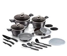 Berlinger Haus Puodų komplektas Metallic Line Carbon Pro Edition, 22 dalių | BH-7181