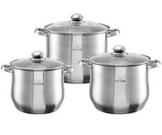 Zilner Rinkinys 3 GARNKÓW GASTRONOMICZNYCH 7/9/11L ZILNER ZL-7350