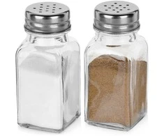 Druskos ir pipirų indelių rinkinys Vilde 80 ml 2 vnt.