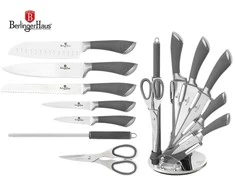 Rinkinys NOŻY 8 ELE. BERLINGER HAUS INFINITY GRAY BH-2046