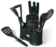 Berlinger Haus Virtuvės įrankių ir peilių rinkinys (12dalių) BerlingerHaus Emerald Collection BH/6250NA