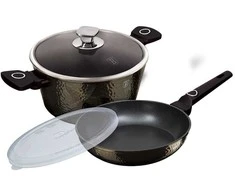 Rinkinys Puodas + PATELNIA 24CM BERLINGER HAUS PRIMAL GLOSS BH-6074