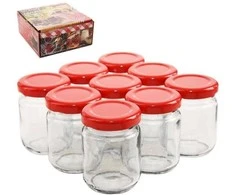 Orion Stiklainis su užsukamu dangteliu 60 ml, 9 vnt.