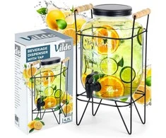 Gėrimų dozatorius su čiaupu ir stovu Vilde 4,2 l