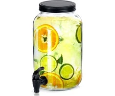 Stiklinis gėrimų dozatorius su čiaupu Vilde 3,2 l