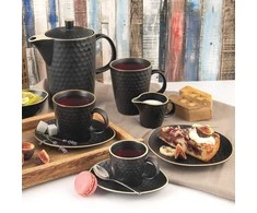 Lumarko Orion Mažas užkandžių lėkštė TEA TIME 16,5x15 cm juoda