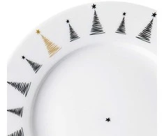 Lumarko Orion Desertinės lėkštės 20 cm su eglutėmis