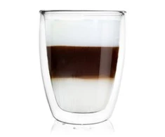 Orion Termo stiklinė 330 ml Dviguba sienelė Kavos latte
