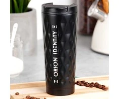 Orion Termo puodelis 500 ml juodas plienas vakuuminis