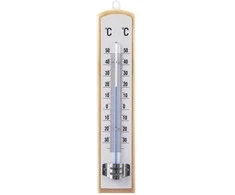 Karcher Orion Medinės Termometras 21 cm - Lauko ir Vidaus Temperatūros Matuoklis