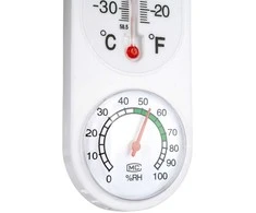 ProGarden Termometras/Higrometras Baltas 22 cm - Universalus, aiški skalė