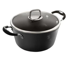 TITANINIS PUODAS 20cm 2,5L BERLINGER HAUS Juodas PROFESSIONAL LINE BH-6122