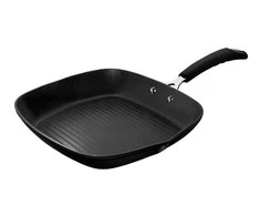 PATELNIA GRILLOWA TYTANOWA 28cm BERLINGER HAUS Juodas PROFESSIONAL LINE BH-6130
