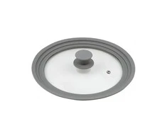 King Hoff Universali Universalus dangtelis, stiklas-silikonas, skersmuo 24, 26, 28 cm kinghoff