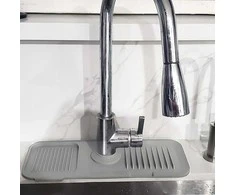 UNIWERSALNA MATA OCIEKOWA SILIKONOWA DO ZLEWU ZLEWOZMYWAKA 45 x 14cm BRUNBESTE BB-3329 Pilka