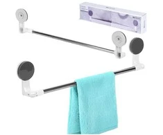 Bathroom Solutions Rankšluosčių laikiklis su siurbimo puodeliais - Modernus dizainas