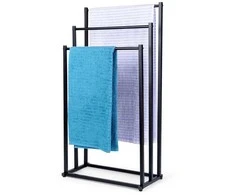 Rankšluosčių laikiklis Vilde, 44x21x86 cm, metalinis, juodas