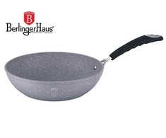 WOK BERLINGER HAUS 28CM GRAY STONE TOUCH BH-1159