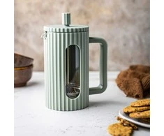 ZAPARZACZ DO HERBATY KAWY SZKLANY FRENCH PRESS 1000 ML Žalias KLAUSBERG KB-7755