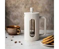 ZAPARZACZ DO HERBATY KAWY SZKLANY FRENCH PRESS 600 ML KREMOWY KLAUSBERG KB-7748