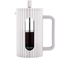 ZAPARZACZ DO HERBATY KAWY SZKLANY FRENCH PRESS 600 ML KREMOWY KLAUSBERG KB-7748