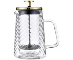 Zaparzacz Stūmoklinis kavos/arbatos virimo aparatas, stiklinis, 0,60 l, Klausberg, kb-7766