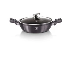 ŽEMAS PUODAS SU DANGIU GRANITE 4.9L 32cm BERLINGER HAUS METALLIC LINE Carbon Pro BH-6899