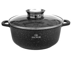 MARMURINIS KERAMINIS PUODAS 3,3L 22cm ZILNER zl 9004